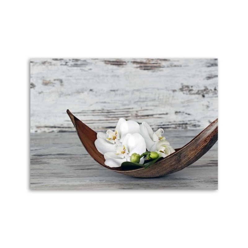 Leinwandbild - Orchidee Blumen Vintage | Feeby