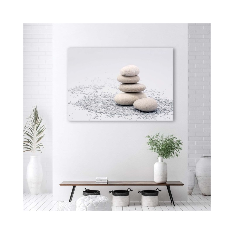Leinwandbild - Zen-Steine Spa | Feeby