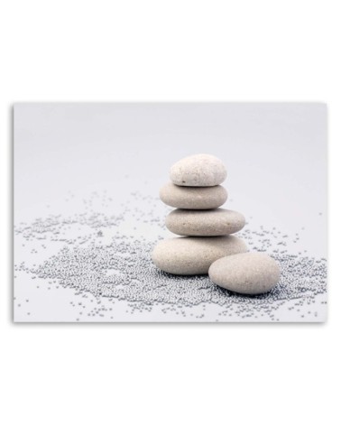 Leinwandbild - Zen-Steine Spa | Feeby