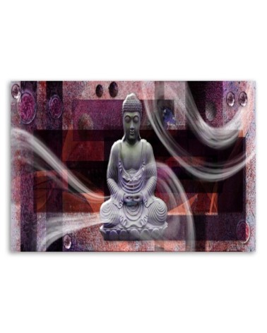 Modernes Wandbild - Der moderne Buddha | Feeby
