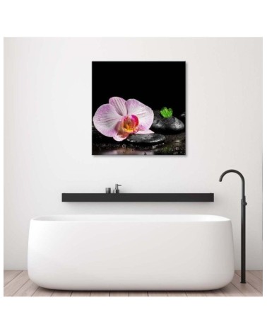 Leinwanddruck - Blühende Zen-Orchidee | Feeby