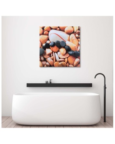 Leinwandbild - Farbige Steine aus der Nähe | Feeby