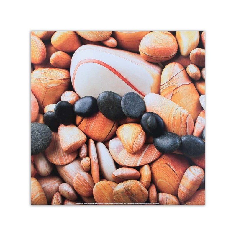 Leinwandbild - Farbige Steine aus der Nähe | Feeby