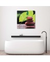 Wall art decoration Walnut leaves and stones | FEEBY