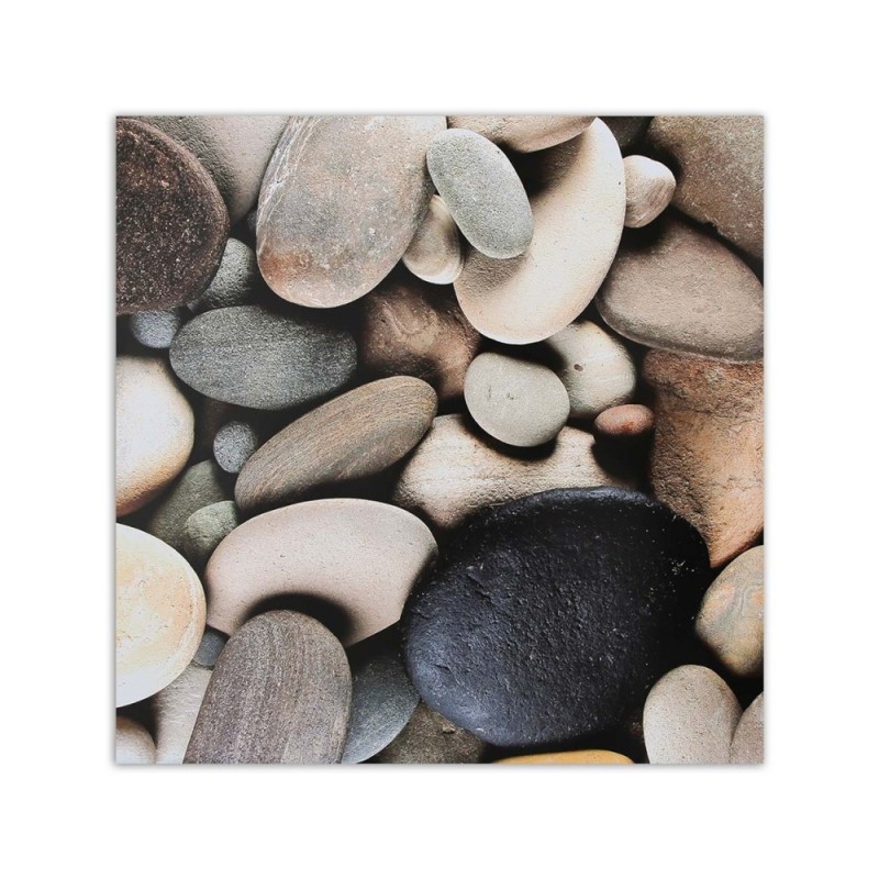 Leinwanddruck - Graue Steine in Nahaufnahme | Feeby