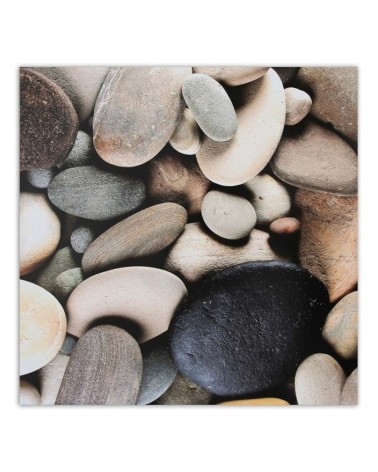 Leinwanddruck - Graue Steine in Nahaufnahme | Feeby