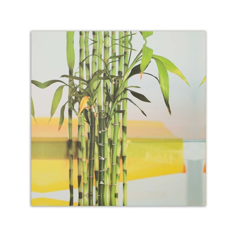 Dekoratives Leinwandbild - Etwas grüner Bambus | Feeby