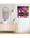 Dekoracja na ścianę Zen spa świece bambus | FEEBY
