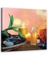 Dekoracja na ścianę Zen spa świece bambus | FEEBY