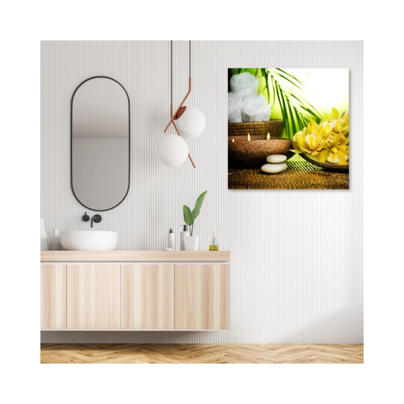 Leinwandbild modern - Blumen - Gelb | Feeby