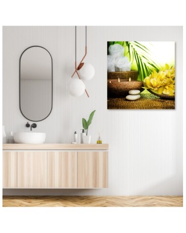 Leinwandbild modern - Blumen - Gelb | Feeby