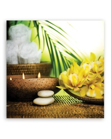 Leinwandbild modern - Blumen - Gelb | Feeby