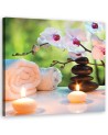 Dekoracja ścienna Zen spa świece bambus | FEEBY