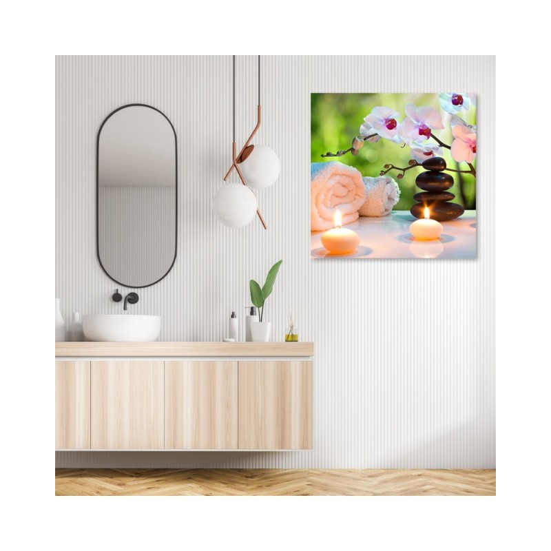 Leinwandbild - Blumen - Rosa | Feeby