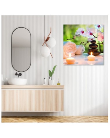 Leinwandbild - Blumen - Rosa | Feeby