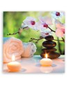 Dekoracja ścienna Zen spa świece bambus | FEEBY