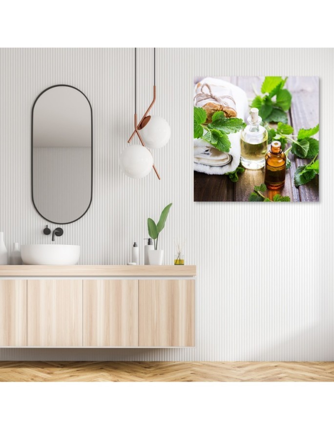 Dekoracja ścienna Zen spa świece bambus | FEEBY
