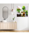 Dekoracja ścienna Zen spa świece bambus | FEEBY