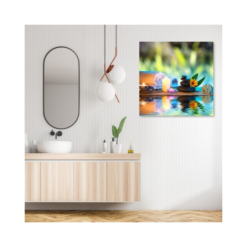 Wandbild für Wohnzimmer - Abstrakt - Farbe | Feeby