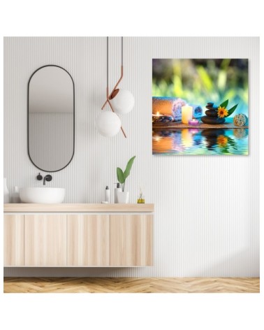 Wandbild für Wohnzimmer - Abstrakt - Farbe | Feeby