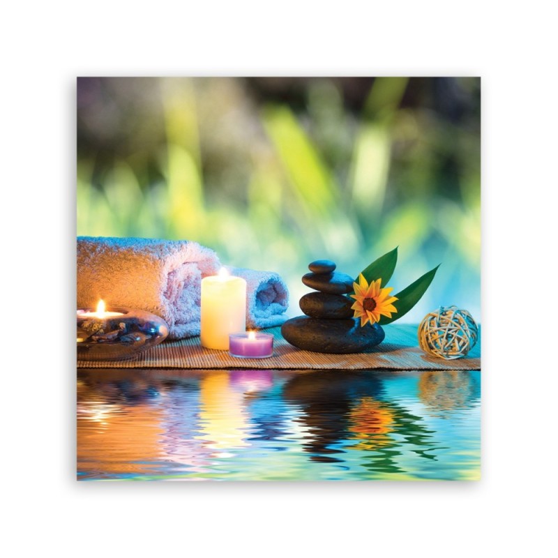 Wandbild für Wohnzimmer - Abstrakt - Farbe | Feeby