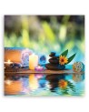Dekoracja ścienna Zen spa świece bambus | FEEBY