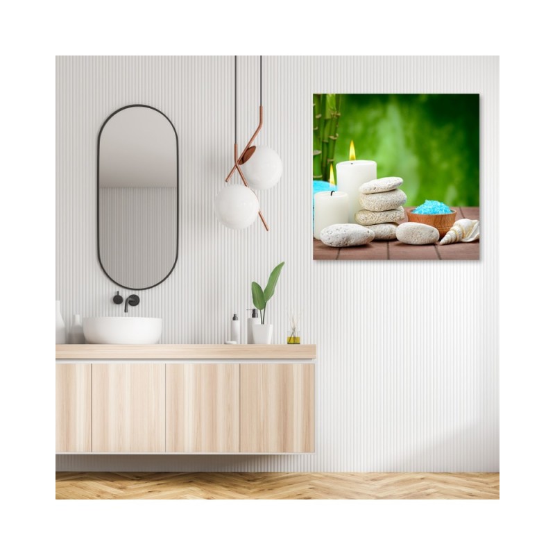 Modernes Wandbild - Abstrakte Kunst - Weiß | Feeby