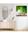 Dekoracja ścienna Zen spa świece bambus | FEEBY