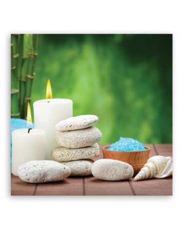 Modernes Wandbild - Abstrakte Kunst - Weiß | Feeby