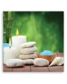 Dekoracja ścienna Zen spa świece bambus | FEEBY
