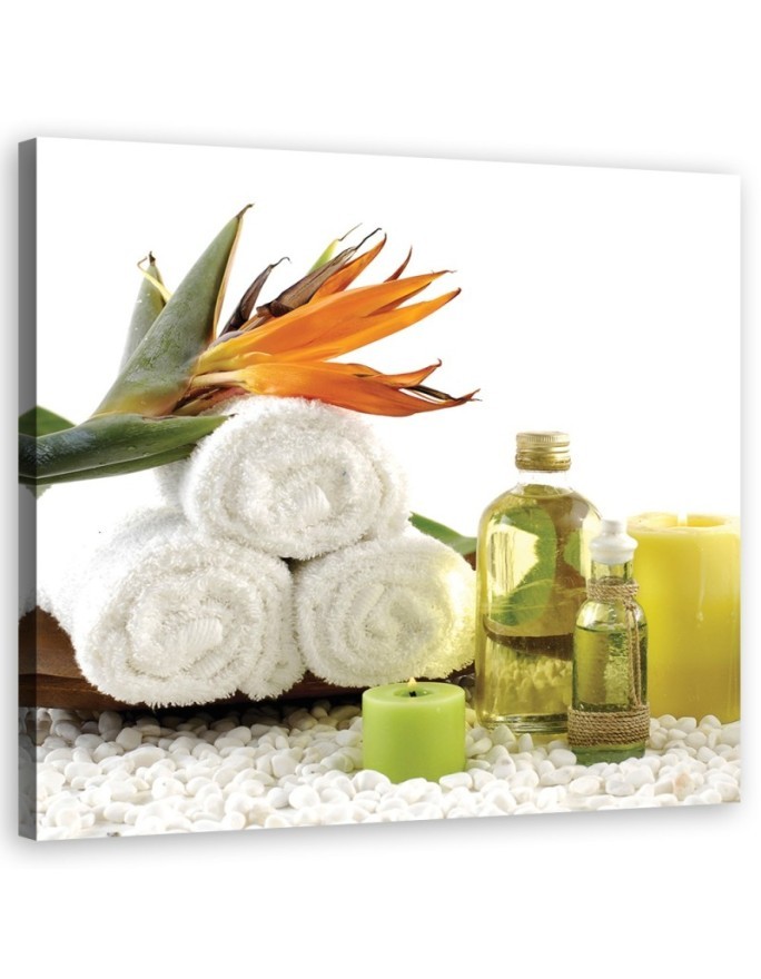 Bild auf Leinwand - Abstrakte Kunst - Weiß | Feeby