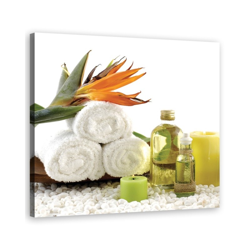 Bild auf Leinwand - Abstrakte Kunst - Weiß | Feeby