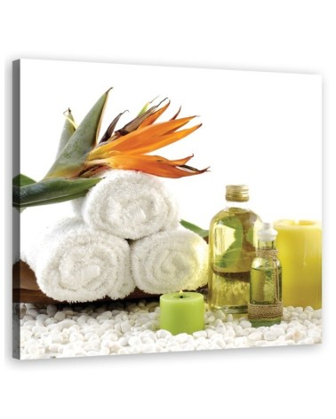 Bild auf Leinwand - Abstrakte Kunst - Weiß | Feeby