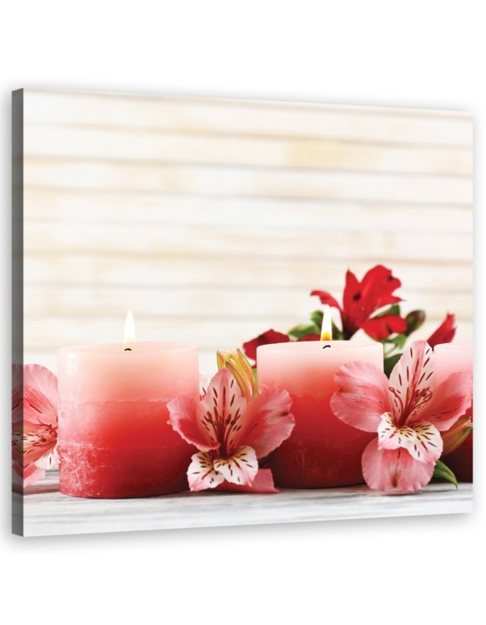 Leinwanddruck - Blumen - Rosa | Feeby