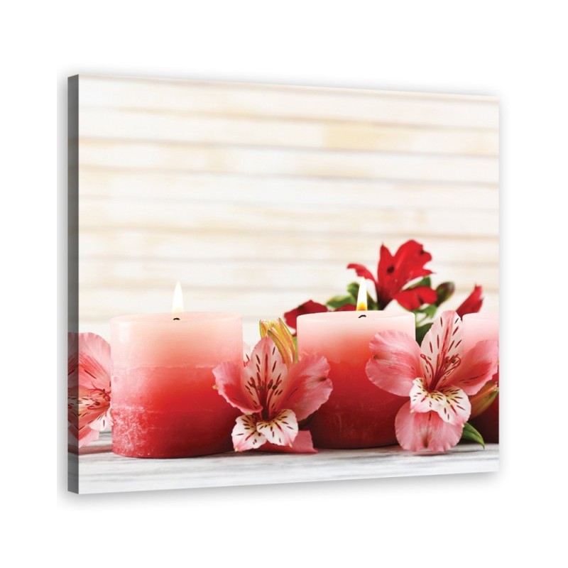 Leinwanddruck - Blumen - Rosa | Feeby