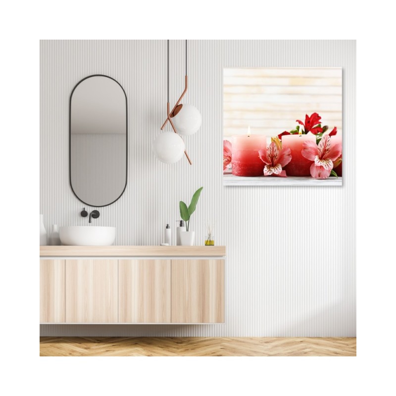 Leinwanddruck - Blumen - Rosa | Feeby
