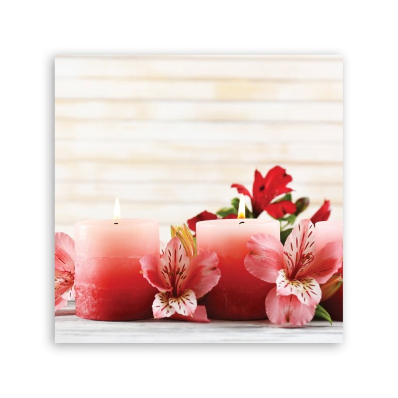 Leinwanddruck - Blumen - Rosa | Feeby