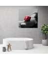 Nowoczesna dekoracja ścienna Czerwony kamień zen spa | FEEBY