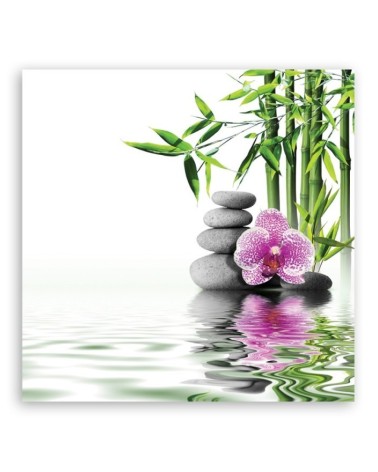 Dekoratives Leinwandbild - Wassergarten Zen | Feeby