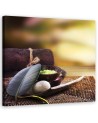 Nowoczesna dekoracja ścienna Zen spa liście | FEEBY