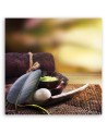 Nowoczesna dekoracja ścienna Zen spa liście | FEEBY