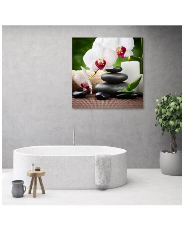 Leinwandbild modern - Orchidee Blumen Zen | Feeby