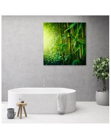 Bild auf Leinwand - Dschungel Bambus Pflanzen | Feeby