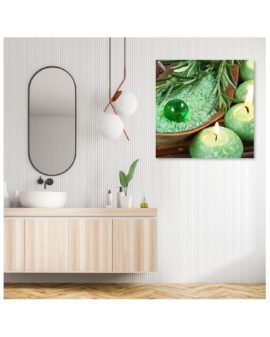 Leinwandbild - Zen Spa Kerzen | Feeby