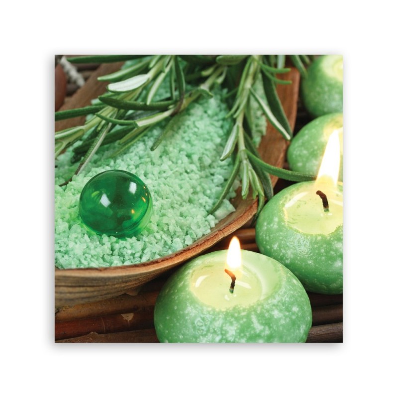 Leinwandbild - Zen Spa Kerzen | Feeby