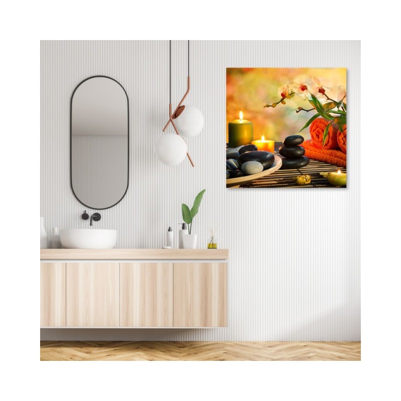 Modernes Wandbild - Spa Zen Stones Orient | Feeby