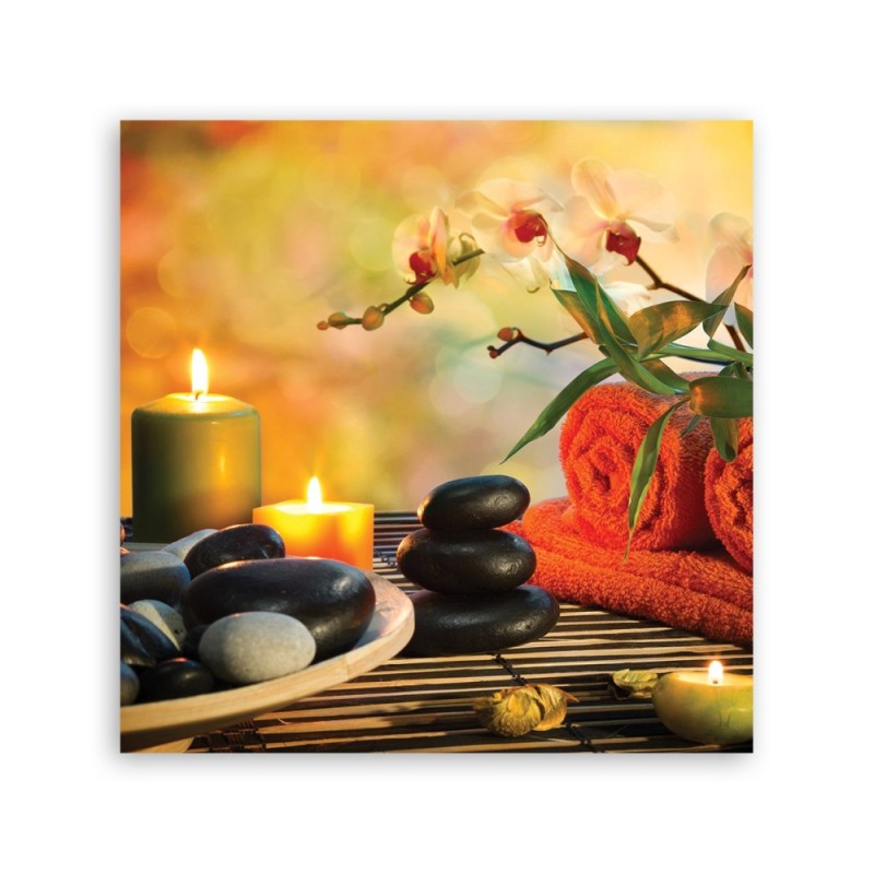 Modernes Wandbild - Spa Zen Stones Orient | Feeby