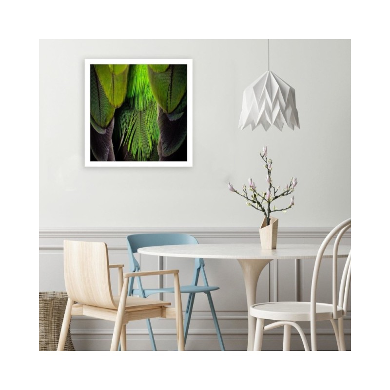 Leinwandbild - Federn Natur | Feeby
