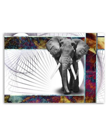 Bild auf Leinwand - Mächtiger Elefant | Feeby