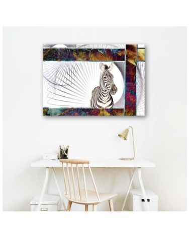 Leinwandbild - Faszinierendes Zebra | Feeby